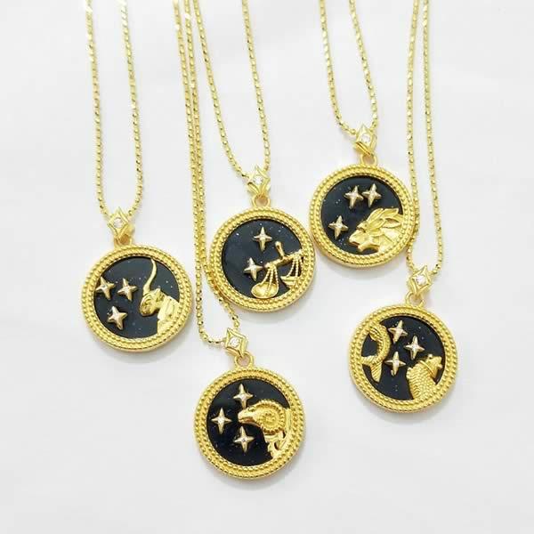 Goldosa - Unique zodiac necklace - Dugustore