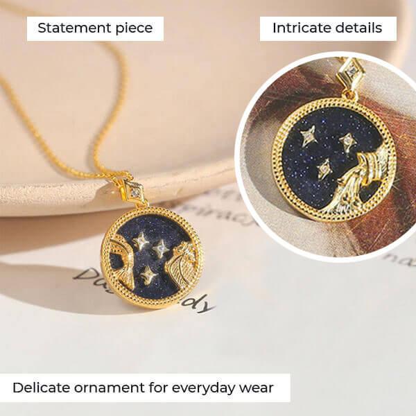 Goldosa - Unique zodiac necklace - Dugustore