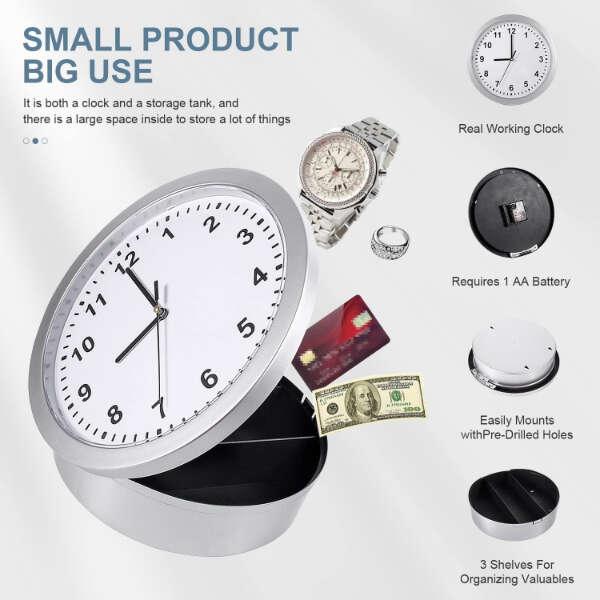 Safean - Wall clock safe - Dugustore